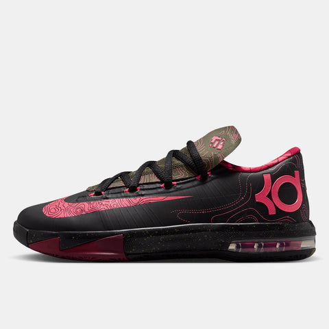 NIKE KD 6 'METEOROLOGY' (GS) - BLACK/ATOMIC RED
