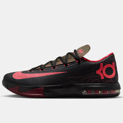 NIKE KD 6 'METEOROLOGY' - BLACK/ATOMIC RED