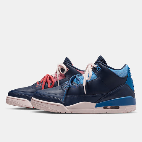 WOMEN'S AIR JORDAN 3 RETRO 'SPORTS RENAISSANCE' - OBSIDIAN/CHALK