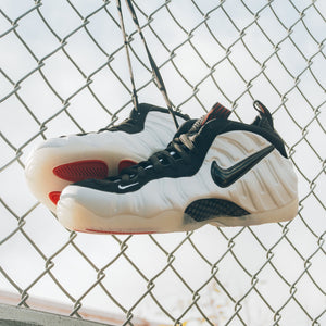 NIKE AIR FOAMPOSITE PRO 'PEARL' - PEARL WHITE/BLACK