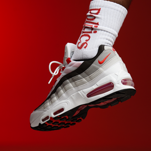 NIKE AIR MAX 95 OG PREMIUM 'COMET' - WHITE/COMET RED