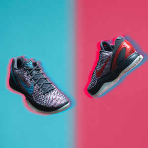 NIKE KOBE VI PROTRO 'ALL STAR 3D' - DARK GREY/CHLORINE BLUE