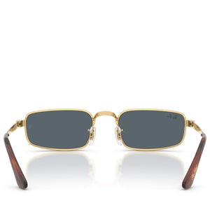 A$AP Rocky x Ray-Ban Bold Metals - Polished Arista Gold/Blue