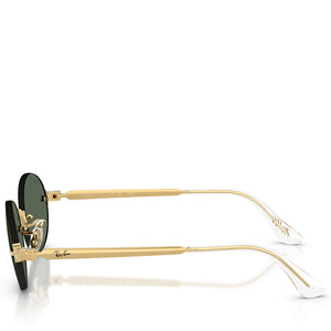 A$AP Rocky x Ray-Ban Rimless - Polished Arista Gold/Dark Green