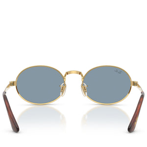 A$AP Rocky x Ray-Ban Bold Metals - Polished Arista Gold/Blue