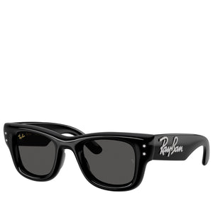 A$AP Rocky x Ray-Ban Wayfarer Puffer Crystal Edition - Polished Black/Strass
