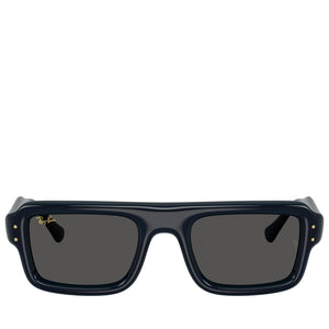 A$AP Rocky x Ray-Ban Flacko Puffer - Polished Transparent Dark Blue/Ultra Black
