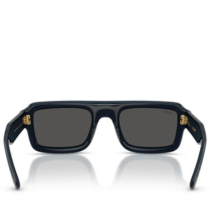 A$AP Rocky x Ray-Ban Flacko Puffer - Polished Transparent Dark Blue/Ultra Black
