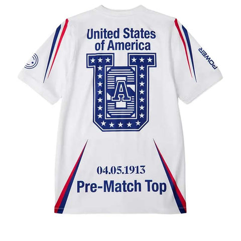 Virgil Abloh Archive x USA x Nike Academy Pro Soccer Top - White/Deep Royal Blue