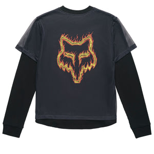 Fox Lab Racing Double Layer L/S Top - Navy