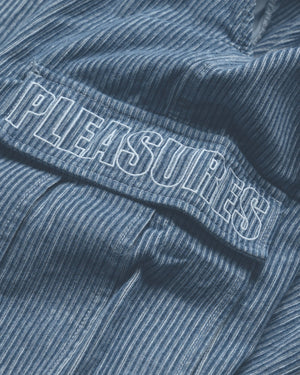 Pleasures Visitor Cargo Pants - Indigo Cord