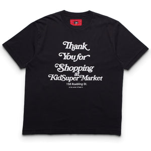 KidSuper Thank You For Shopping Tee - Washed Black
