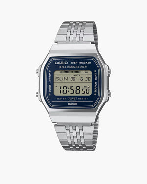 Casio Vintage Digital Watch - Silver/Blue