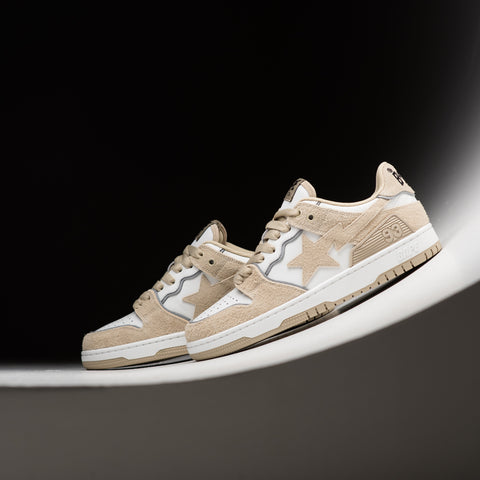 A Bathing Ape Sk8 Sta #3 - Beige/White