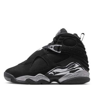 Air Jordan 8 Retro 'Chrome' (GS) - Black/White