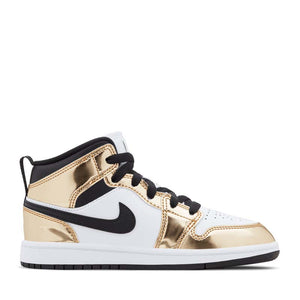 Jordan 1 Mid SE (PS) - Metallic Gold/Black