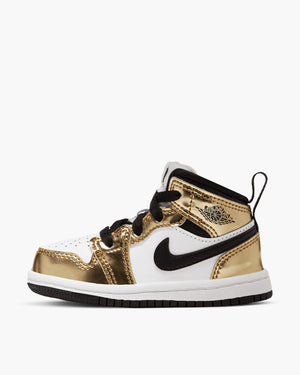 Jordan 1 Mid SE (TD) - Metallic Gold/Black