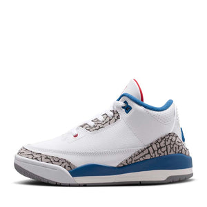 Jordan 3 Retro 'True Blue' (PS) - White/True Blue