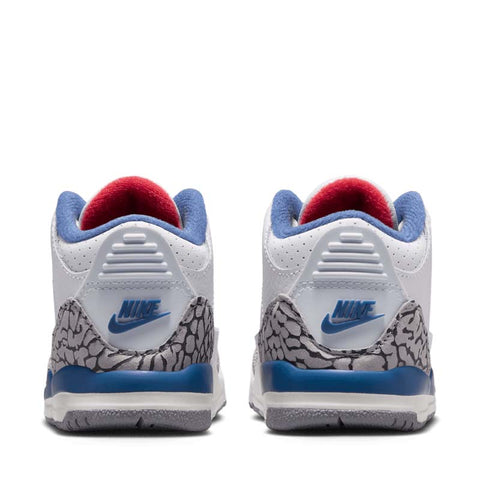 Jordan 3 Retro 'True Blue' (TD) - White/True Blue