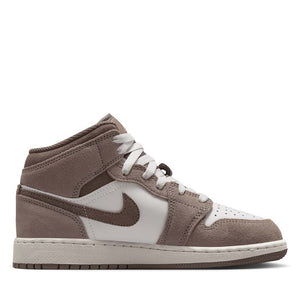 Air Jordan 1 Mid (GS) - Enigma Stone/Olive Grey