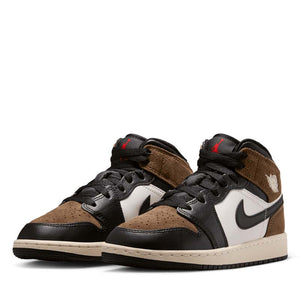 Air Jordan 1 Mid (GS) - Black/Phantom
