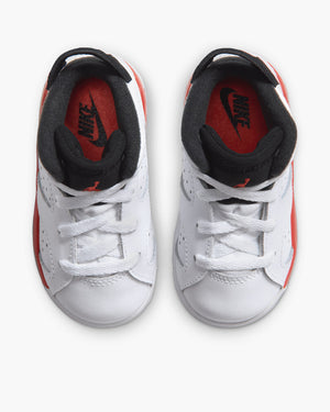 Jordan 6 Retro 'Infrared' (TD) - White/Light Crimson