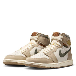 Women's Air Jordan 1 Retro High OG 'Shop Jacket'- Khaki/Multi-Color