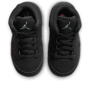 Jordan 5 Retro 'Halloween' (TD) - Black/Picante Red