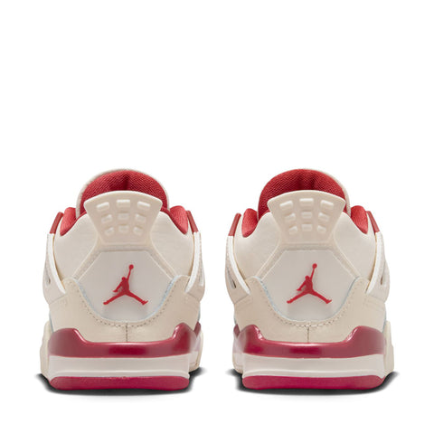 Jordan 4 Retro 'Valentine's Day' (TD) - Pale Ivory/Sierra Red