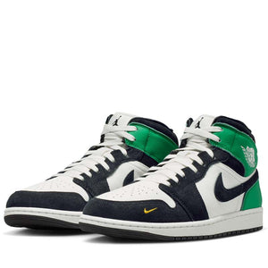 Air Jordan 1 Mid SE - Summit White/Lucky Green