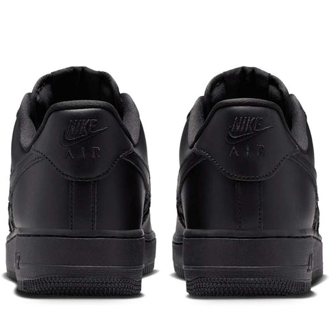 Nike Air Force 1 '07 'Stars' - Black/Black