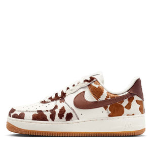Women's Nike Air Force 1 '07 'Cow Print' - Field Brown/Sail