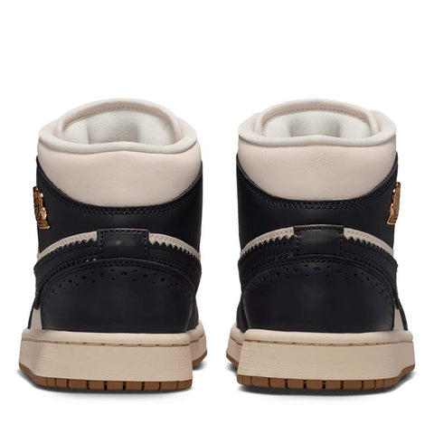 Women's Air Jordan 1 Mid SE - Off Noir/Chalk