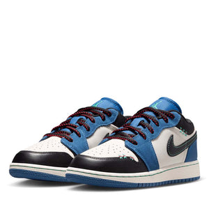 Air Jordan 1 Low SE (GS) - True Blue/Black