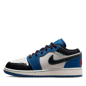 Air Jordan 1 Low SE (GS) - True Blue/Black