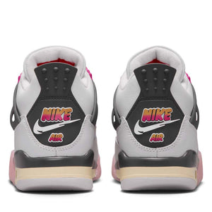 Air Jordan 4 Retro 'Comic' (GS) - Off White/Fire Pink