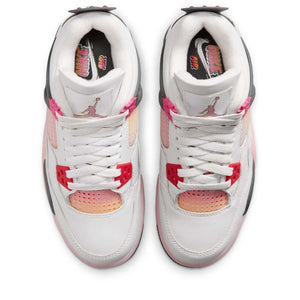 Air Jordan 4 Retro 'Comic' (GS) - Off White/Fire Pink