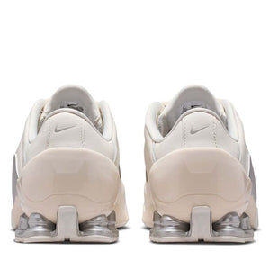 Women's Nike T90 Shox Magia - Sail/Metallic Silver