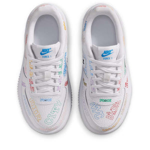 Nike Force 1 Low LV8 3 'On Tour' (PS) - White/White
