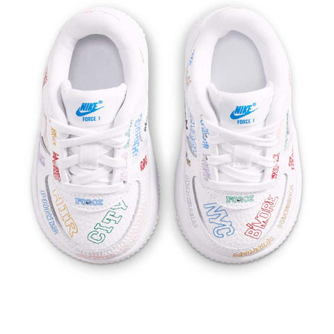 Nike Force 1 Low LV8 3 'On Tour' (TD) - White/White
