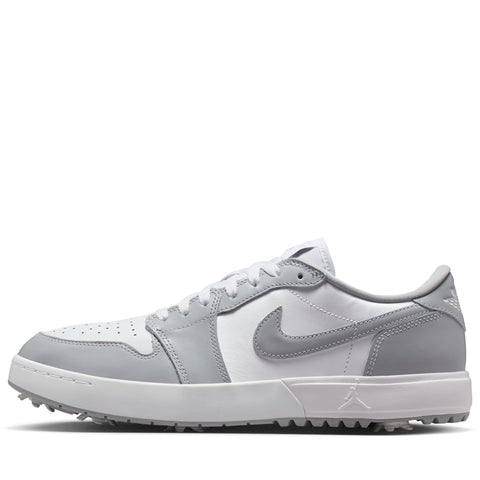 Air Jordan 1 Low Golf Spiked - Wolf Grey/White