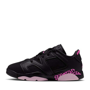 Jordan 6 Retro Low (PS) - Black/Laser Fuchsia