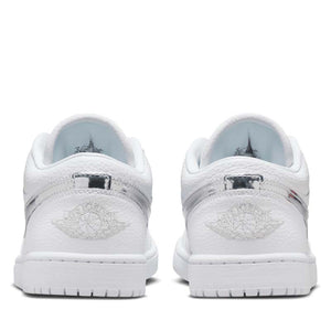 Women's Air Jordan 1 Low SE - White/Metallic Silver