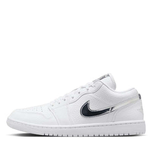 Women's Air Jordan 1 Low SE - White/Metallic Silver