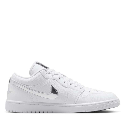 Women's Air Jordan 1 Low SE - White/Metallic Silver