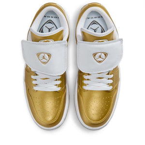 Women's Air Jordan 1 Low 'Tiempo' - Gold/White