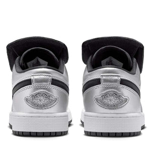 Air Jordan 1 Low SE (GS) - White/Metallic Silver