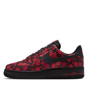 Women's Nike Air Force 1 '07 'Red Floral' - Multi Color/Off Noir
