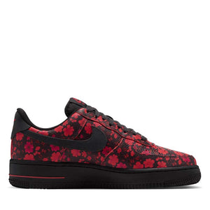 Women's Nike Air Force 1 '07 'Red Floral' - Multi Color/Off Noir