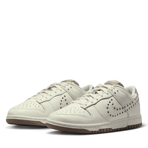 Women's Nike Dunk Low 'Metal Eyelet Swoosh' - Sail/Metallic Silver